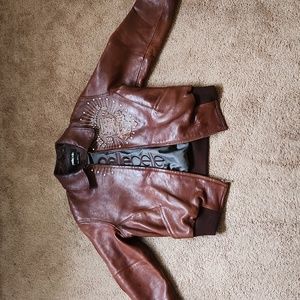 Pelle leather jacket